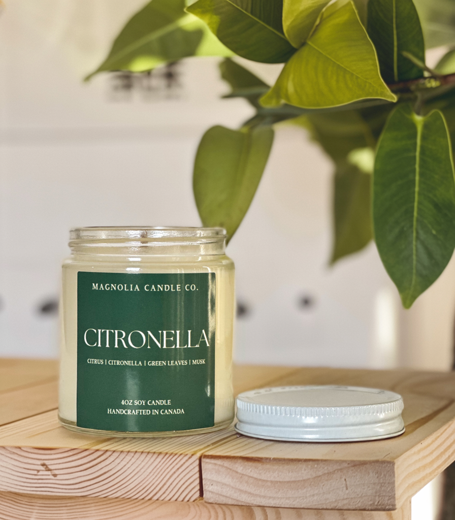 Citronella | 8oz | Bug Repellent | Outdoor Soy Candle
