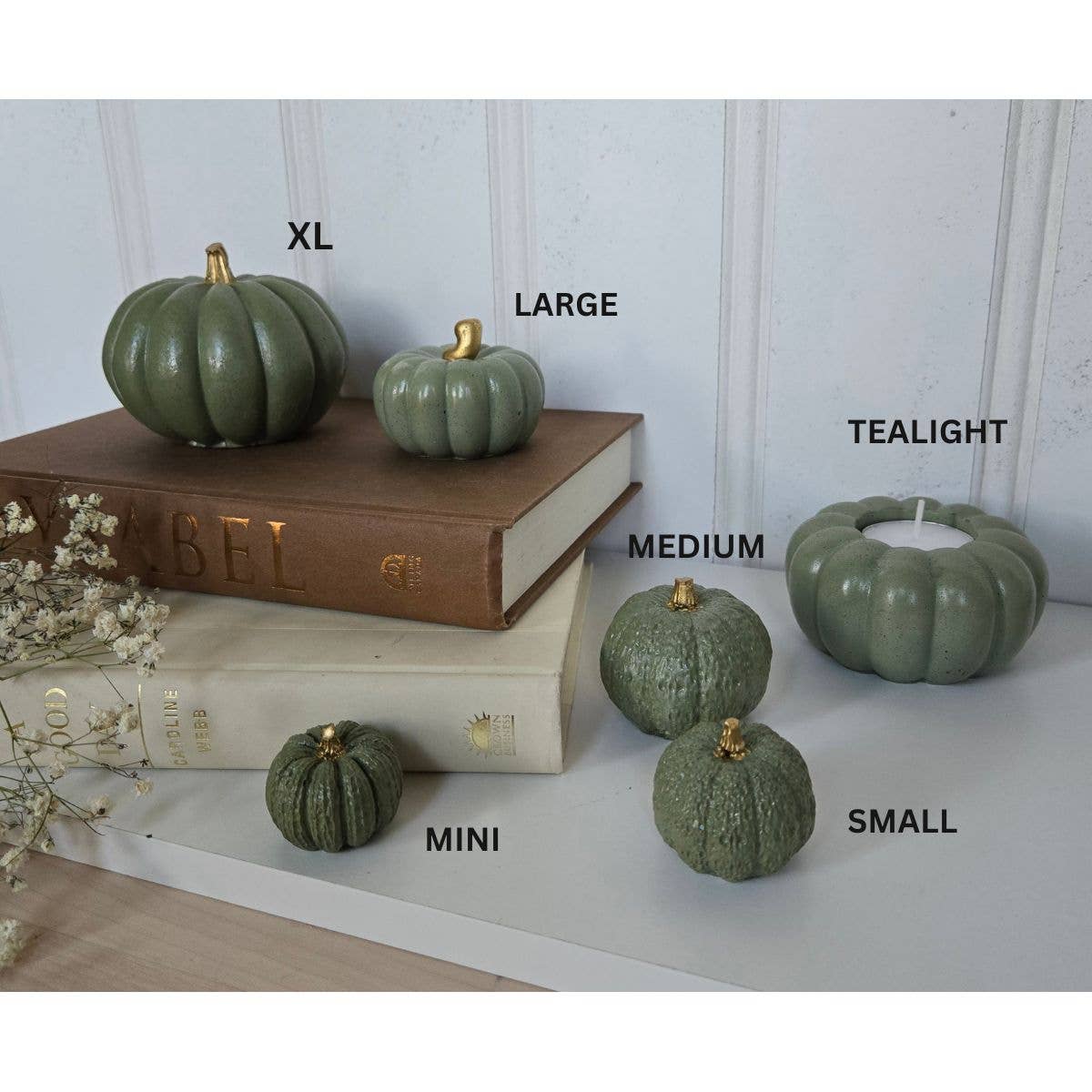Pumpkin Decor- Green