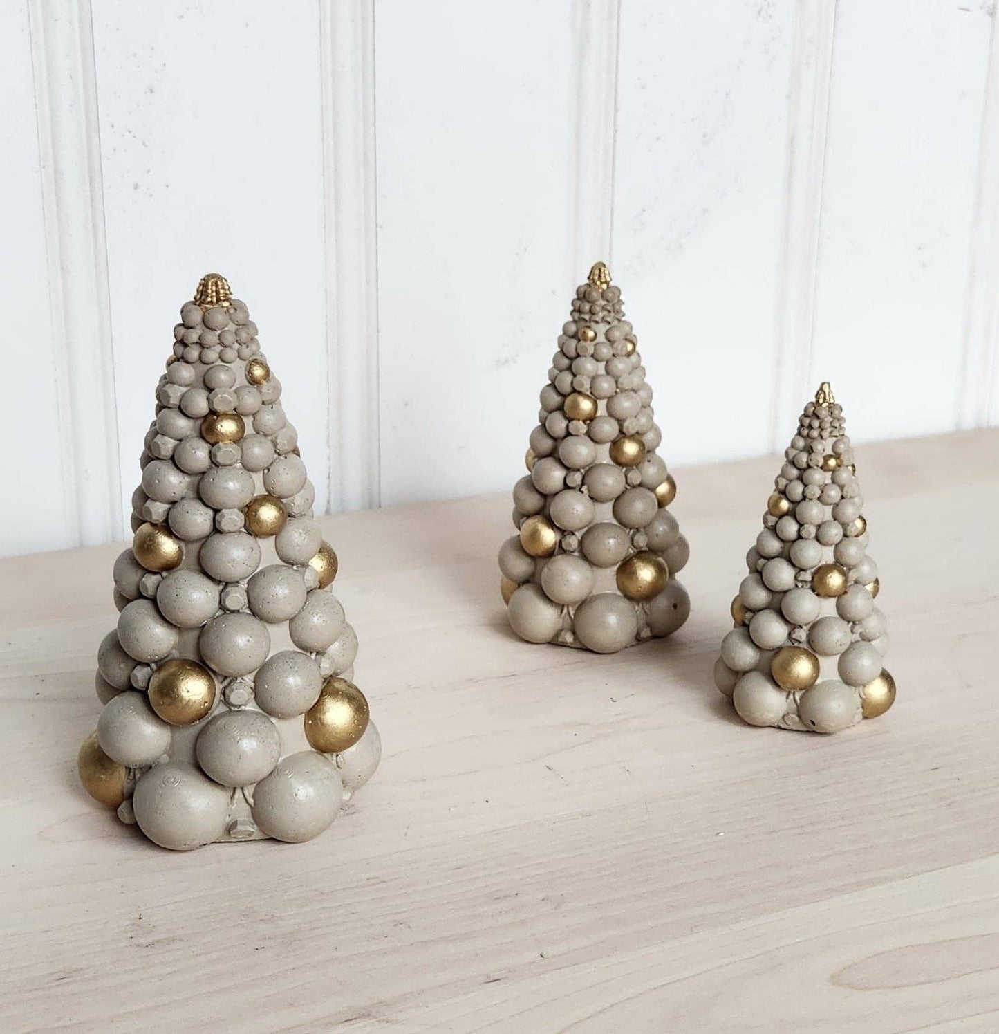 Concrete Christmas Tree - Beige