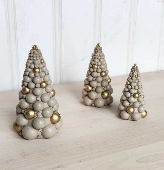 Concrete Christmas Tree - Beige