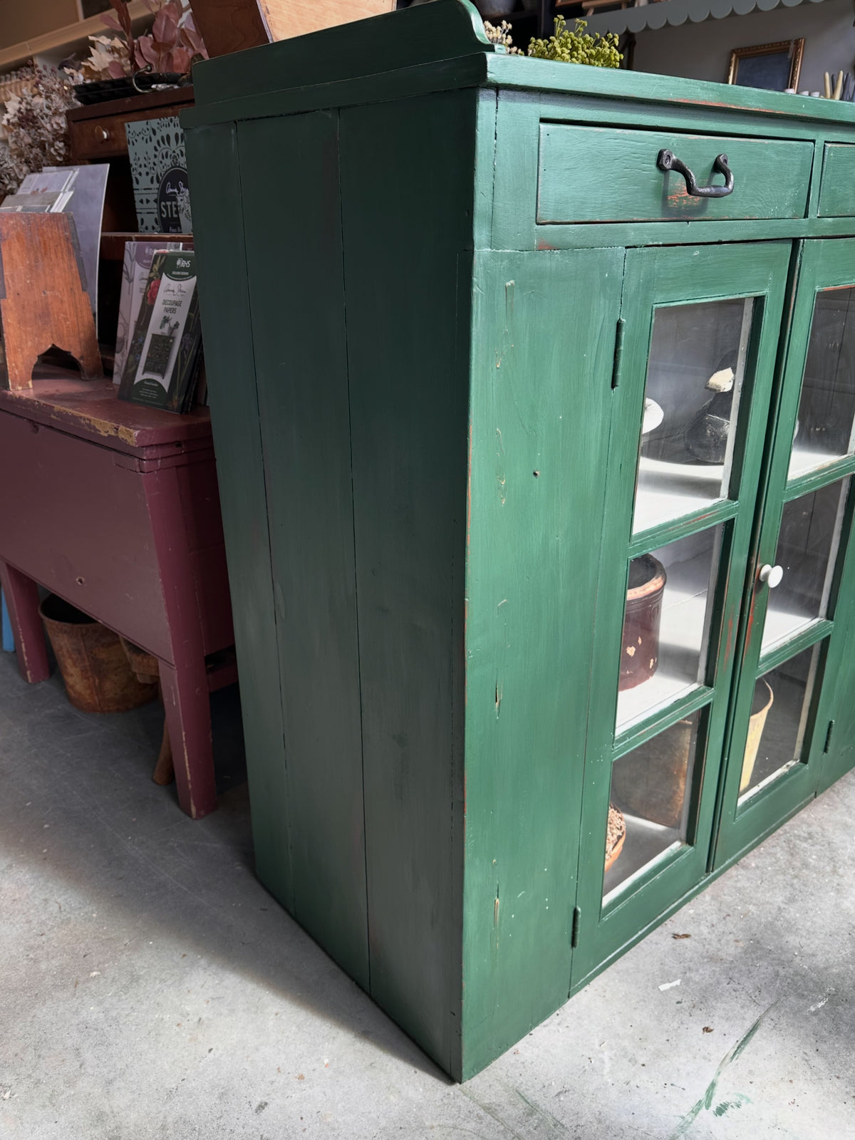 Amsterdam Green Rustic Cabinet