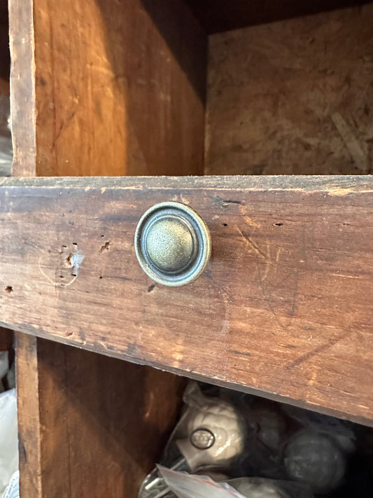 Petite Antique Brass Knobs
