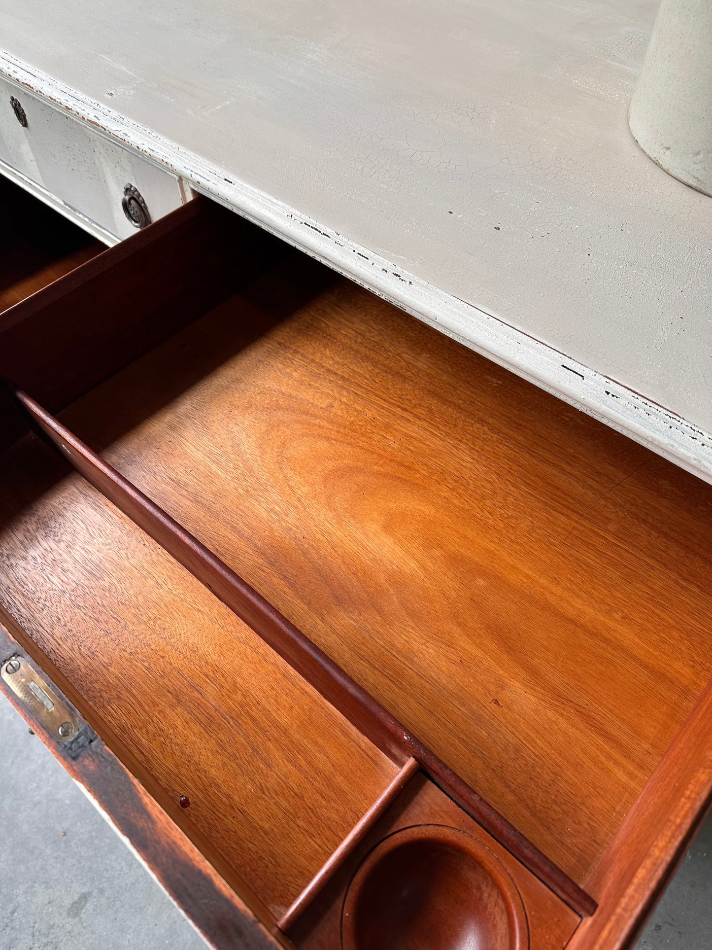 Oyster Stripe Antique Dresser