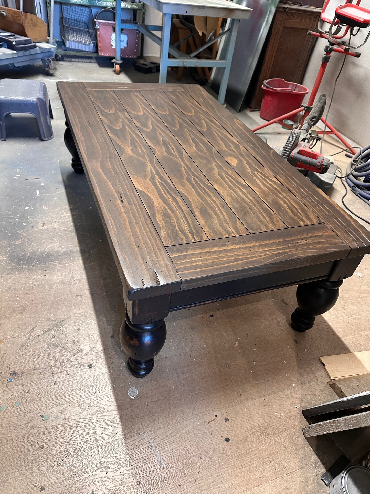 Rustic coffee table