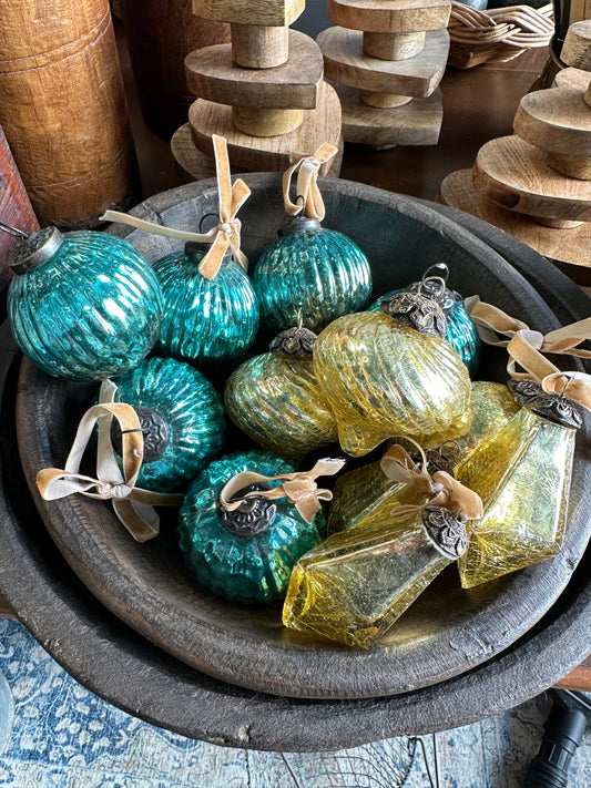 Glass ornaments