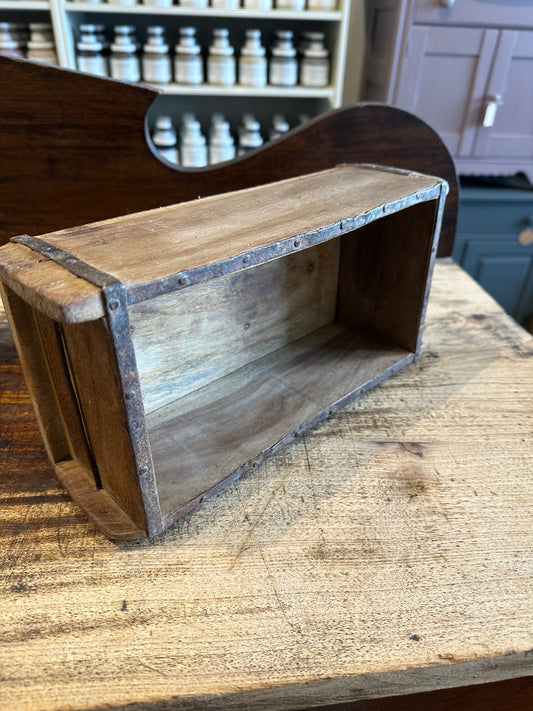 Wooden Brick Mold Single Tray Brown