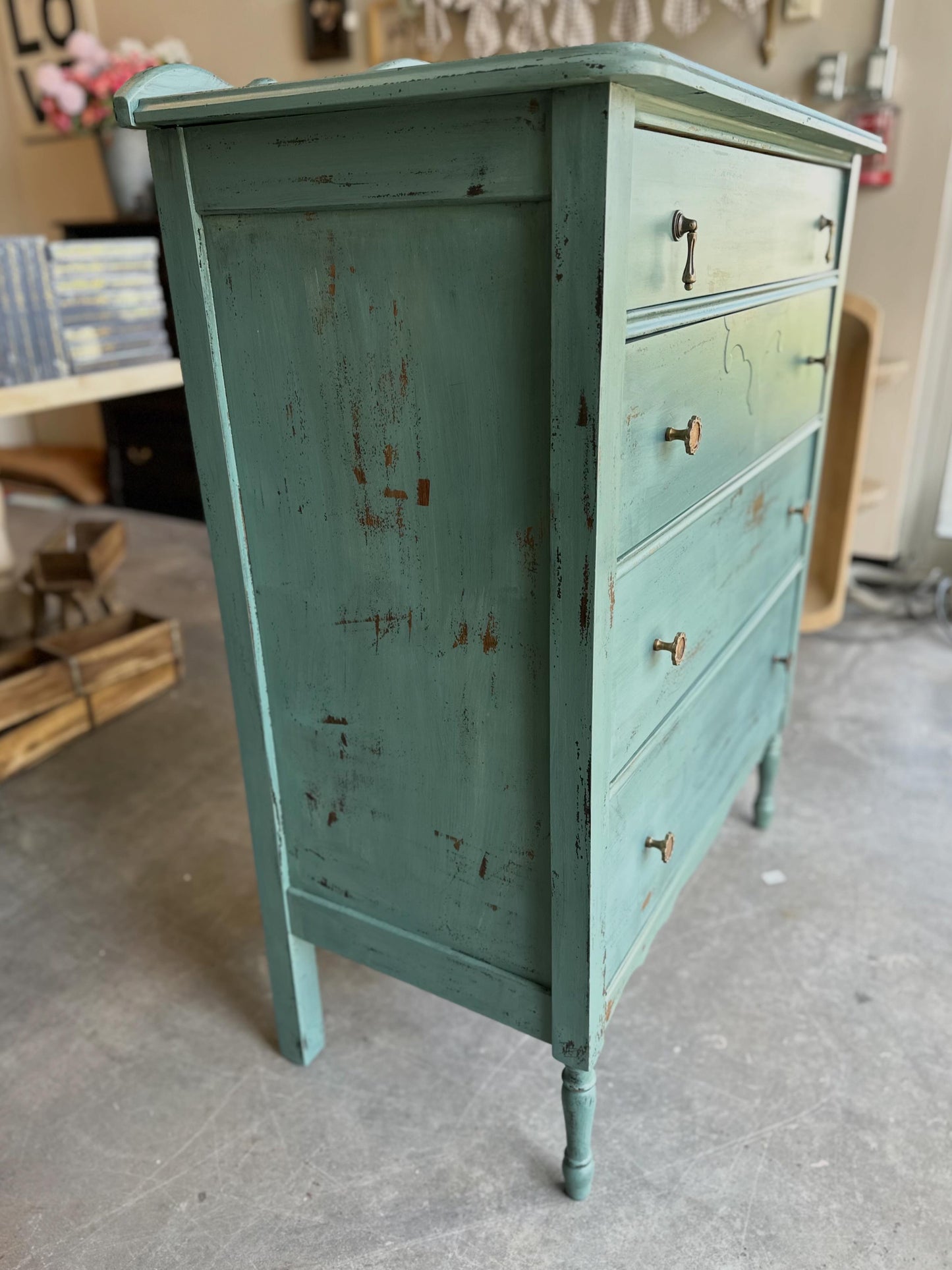 Aged Terrarium Dresser