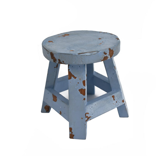 Mini Round Wood Stool