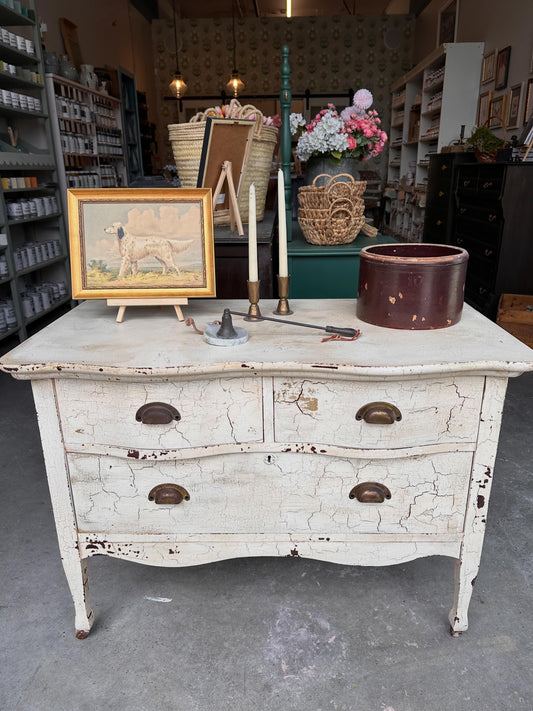 Crackle Vintage Dresser