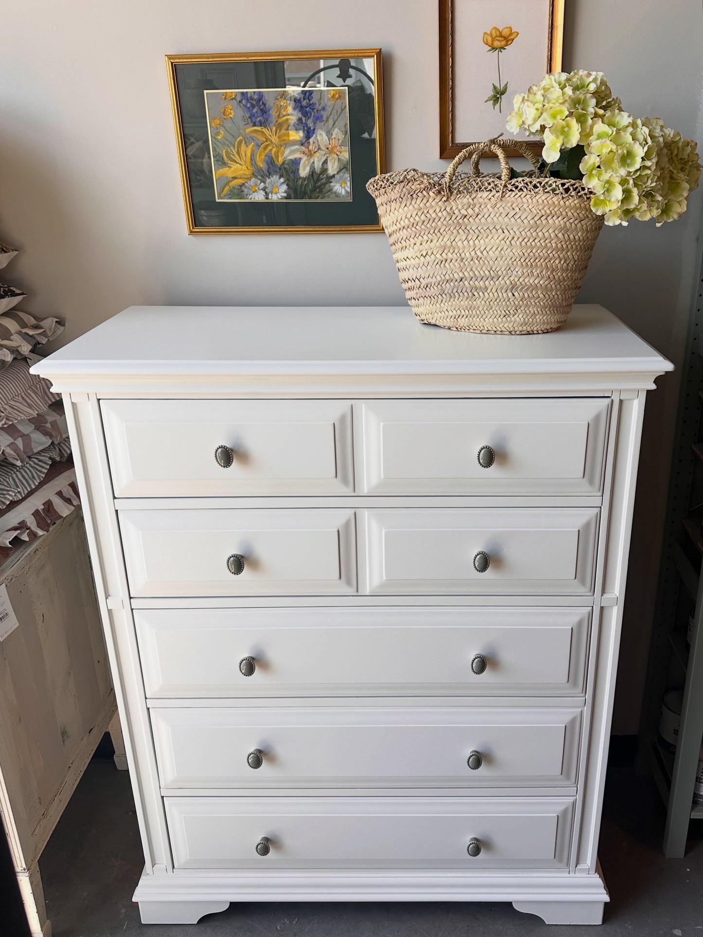 Antique White tall dresser