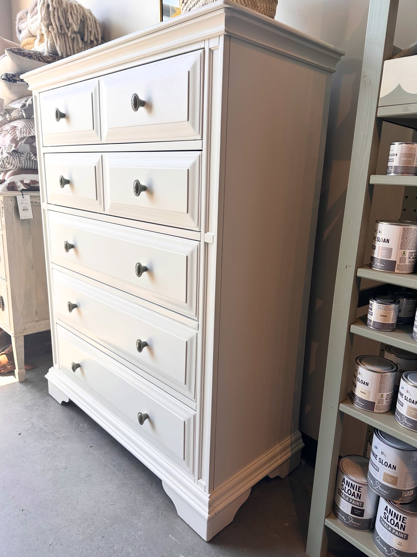 Antique White tall dresser