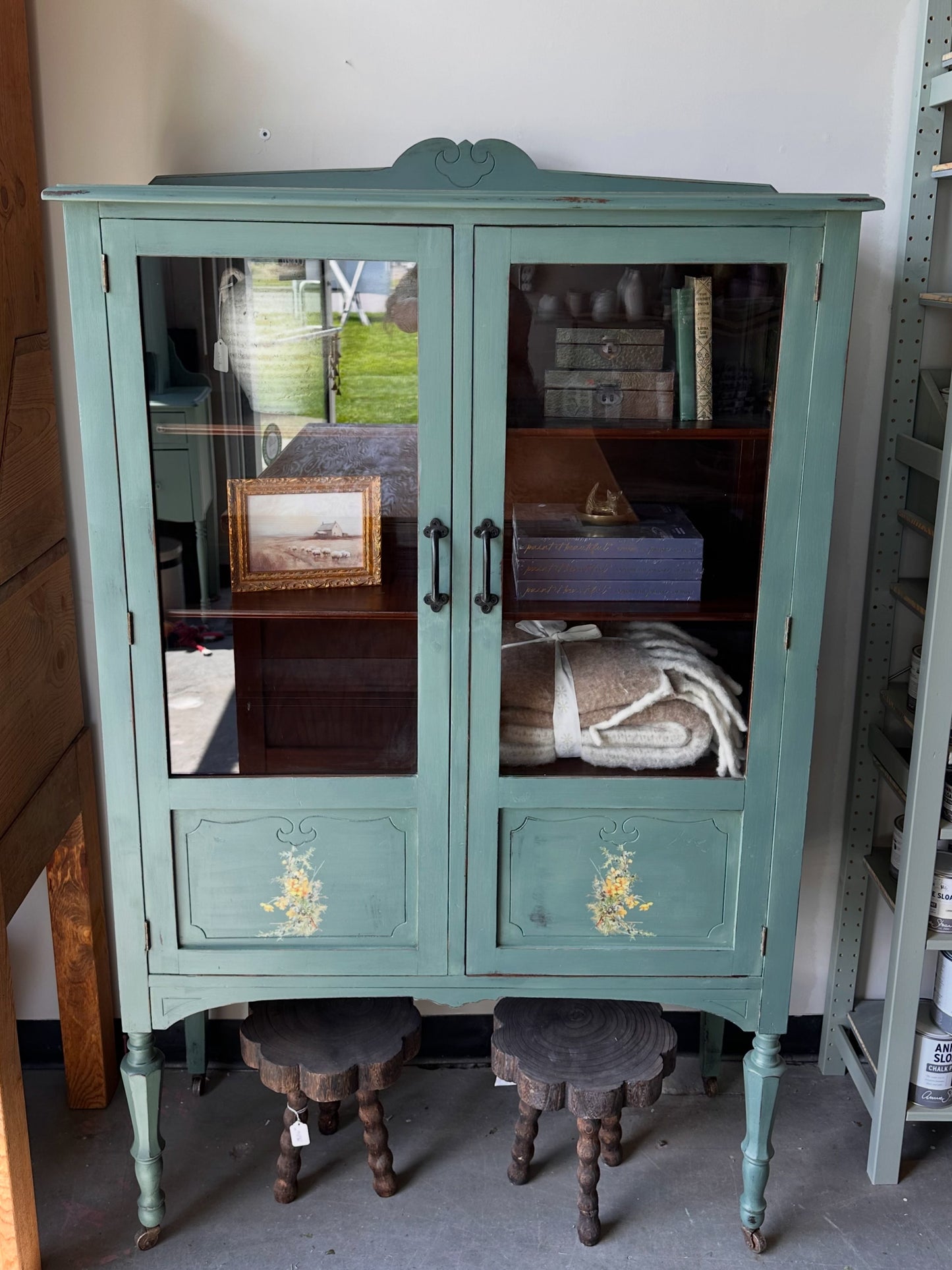 Dried Thyme Floral Cabinet
