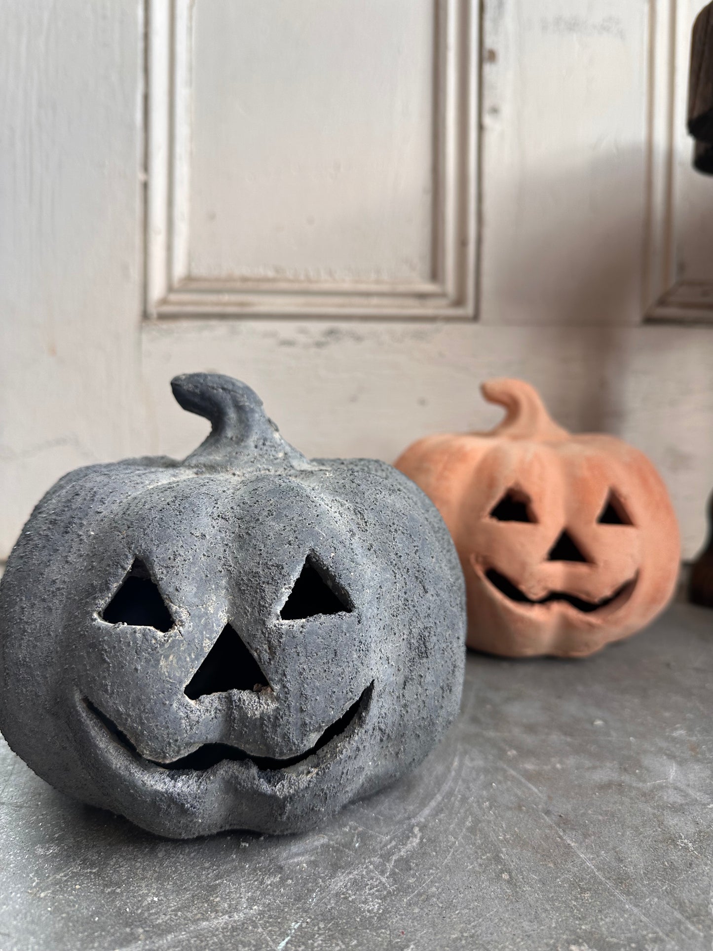 Brown Terracotta Pumpkin - Small