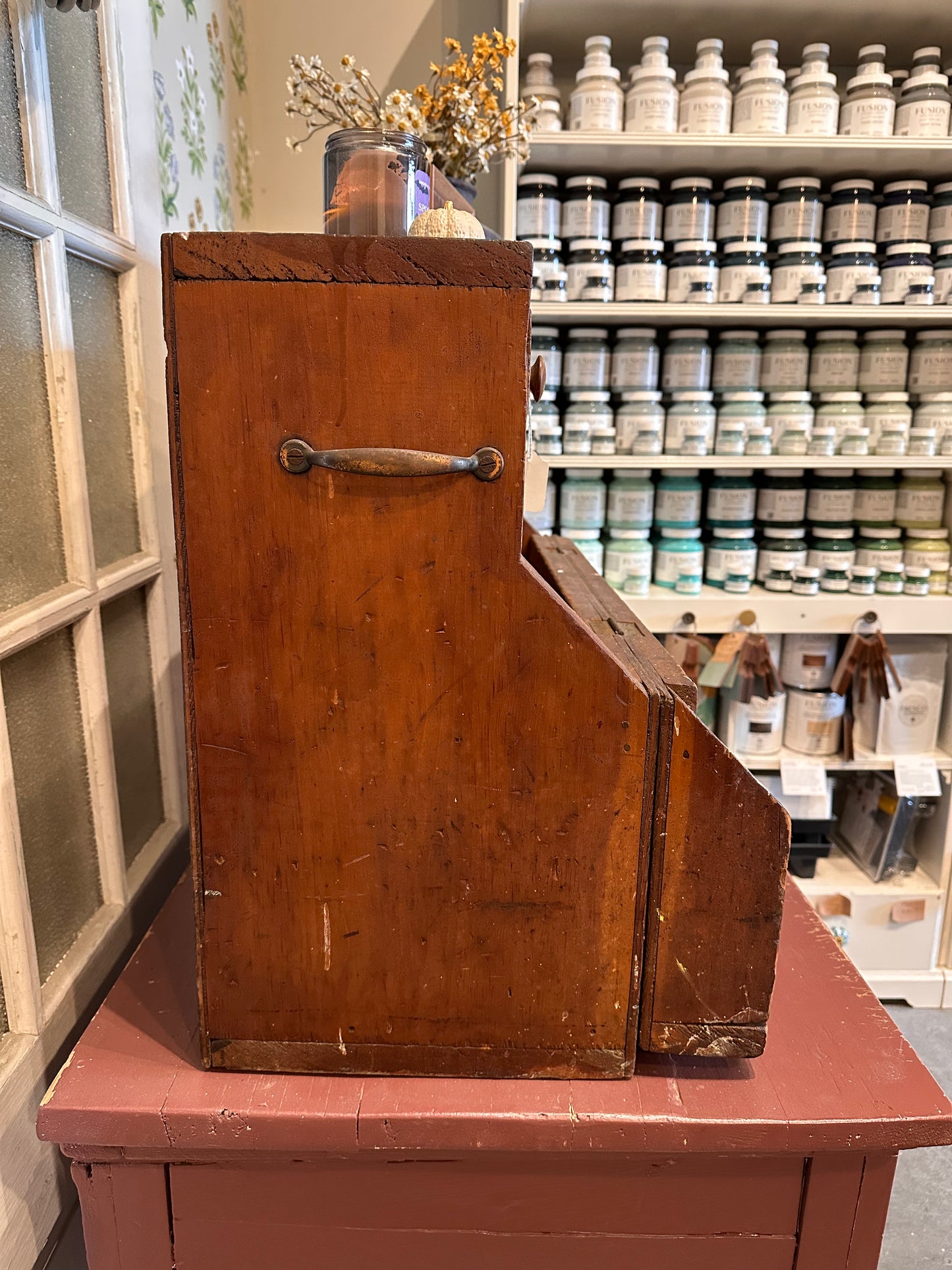 Vintage Wooden Tool Chest