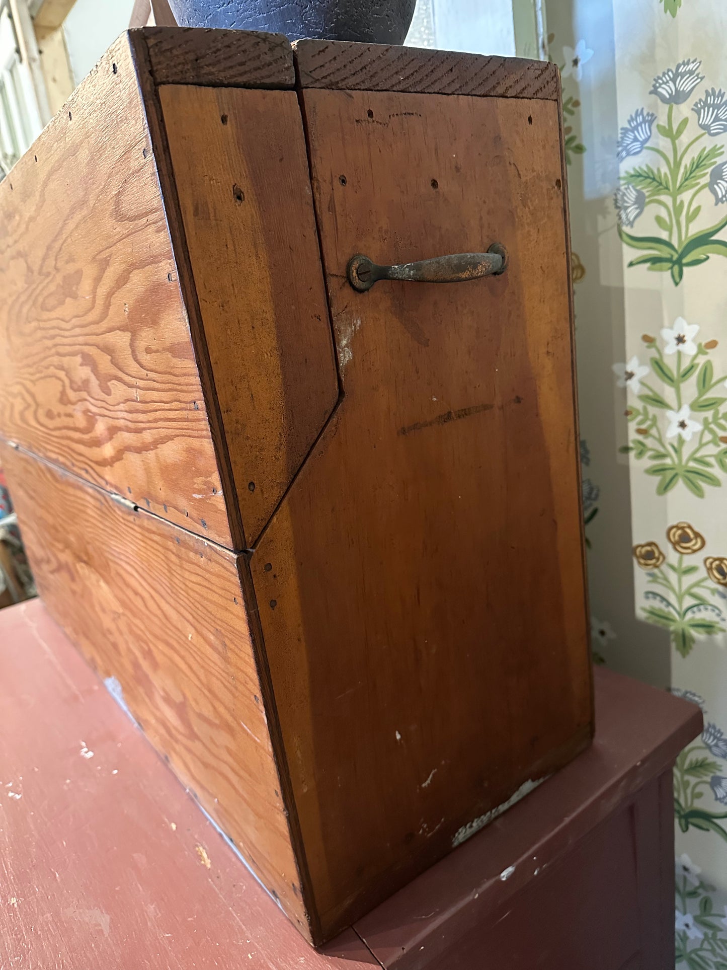 Vintage Wooden Tool Chest