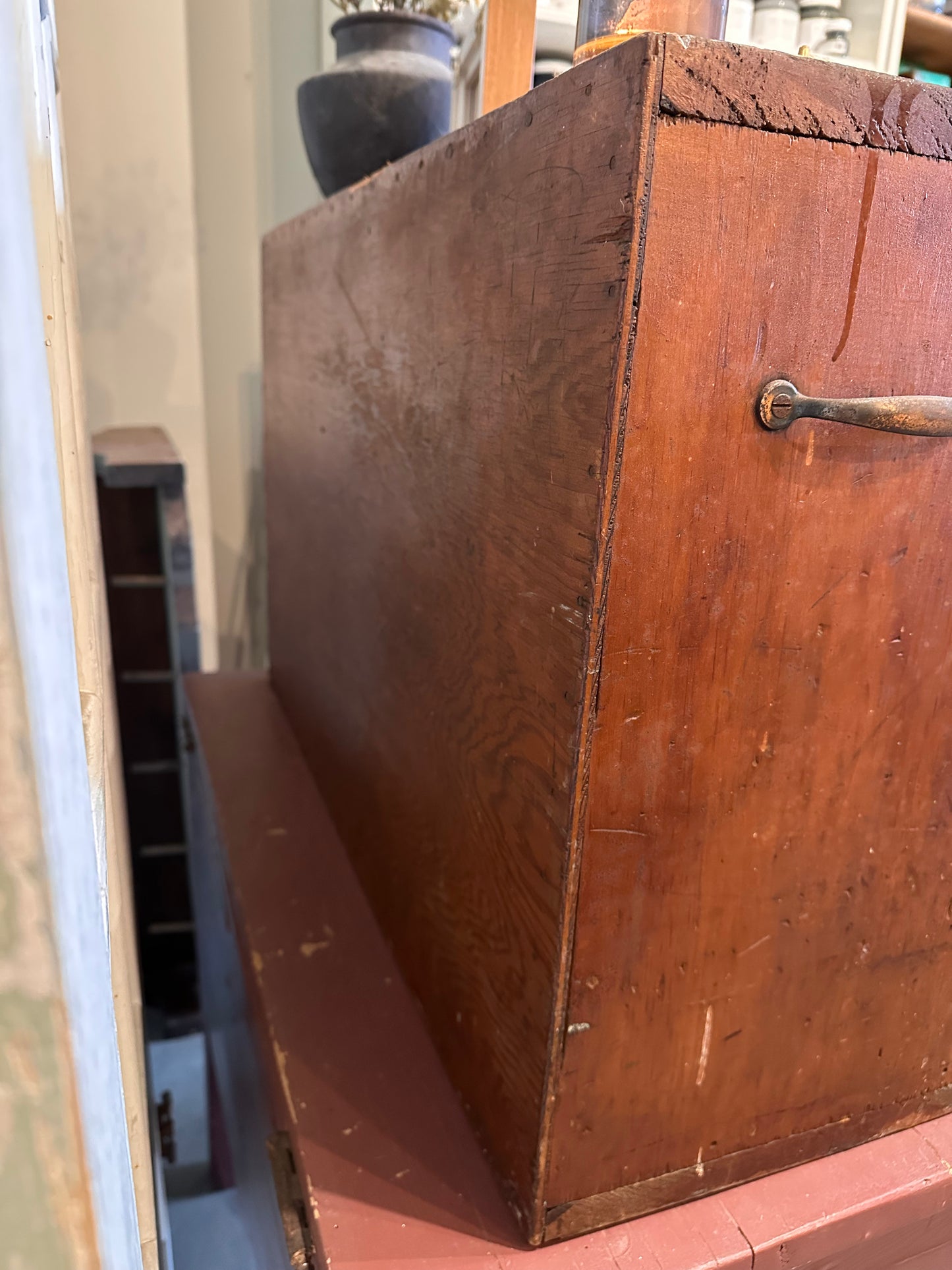 Vintage Wooden Tool Chest