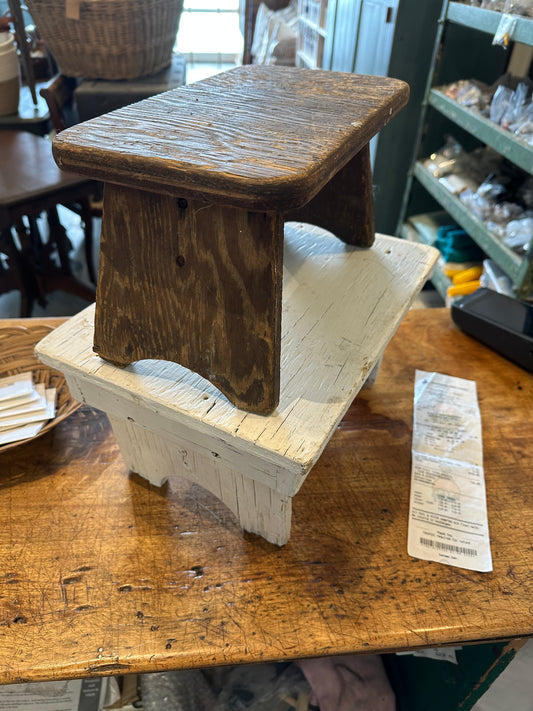 White bench