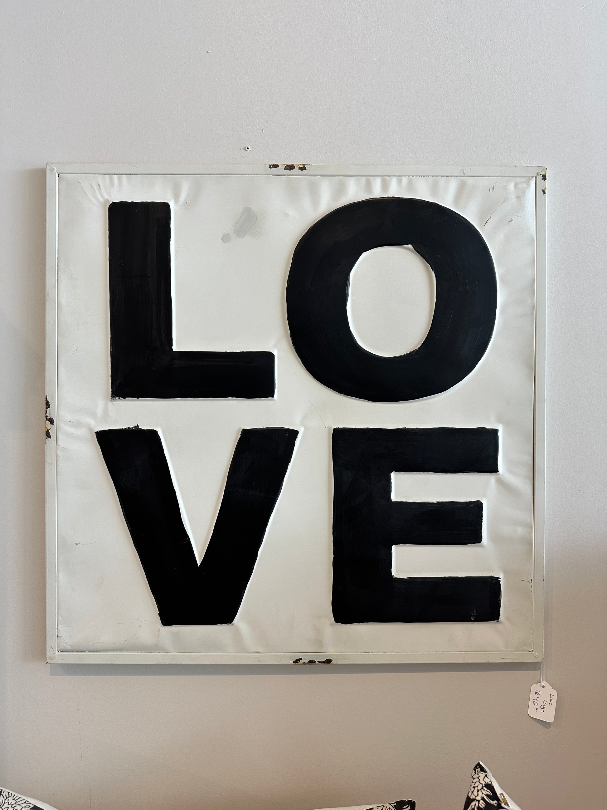 Lovedale Sign Metal Love Sign – Dovetails and Lavender
