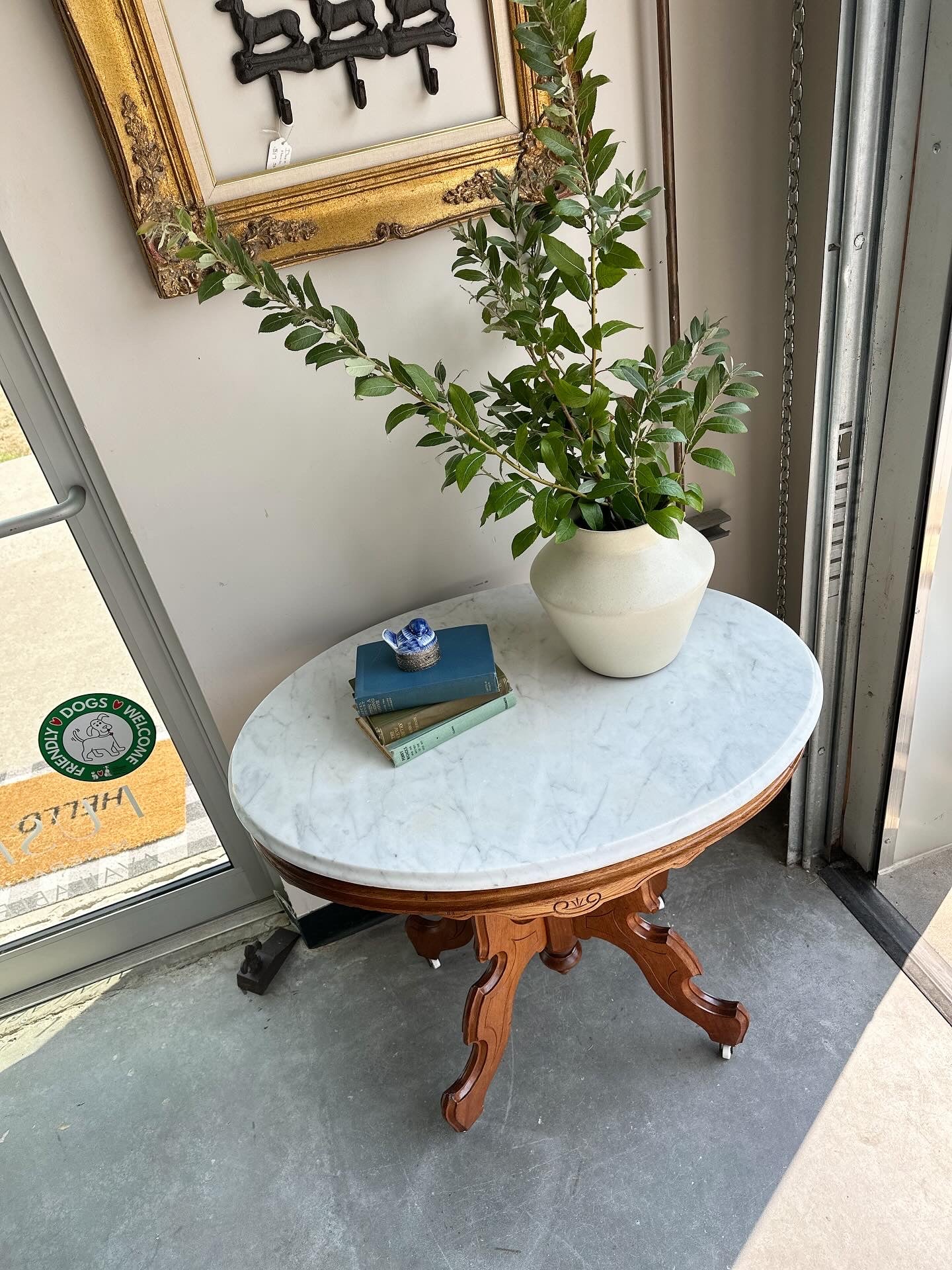 Antique Oval Parlour Table
