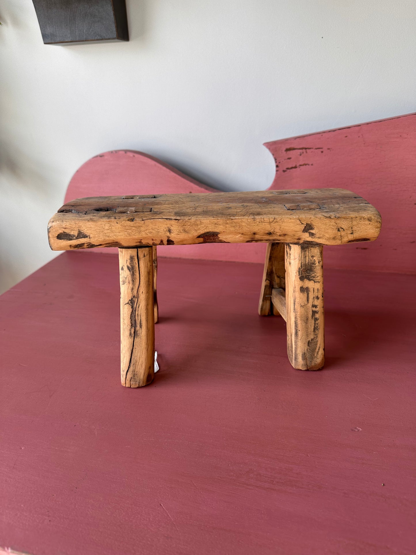 Small Antique Mini Stool