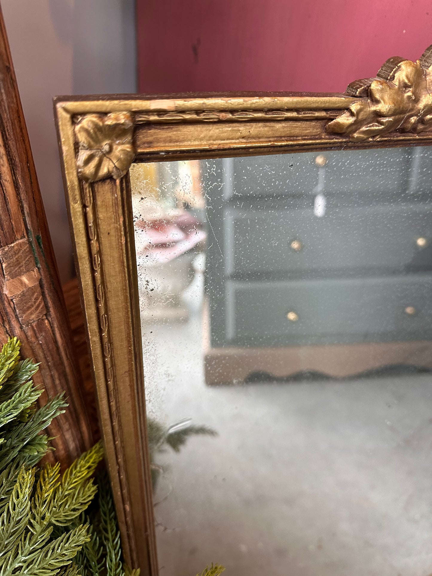 Vintage Patina Mirror