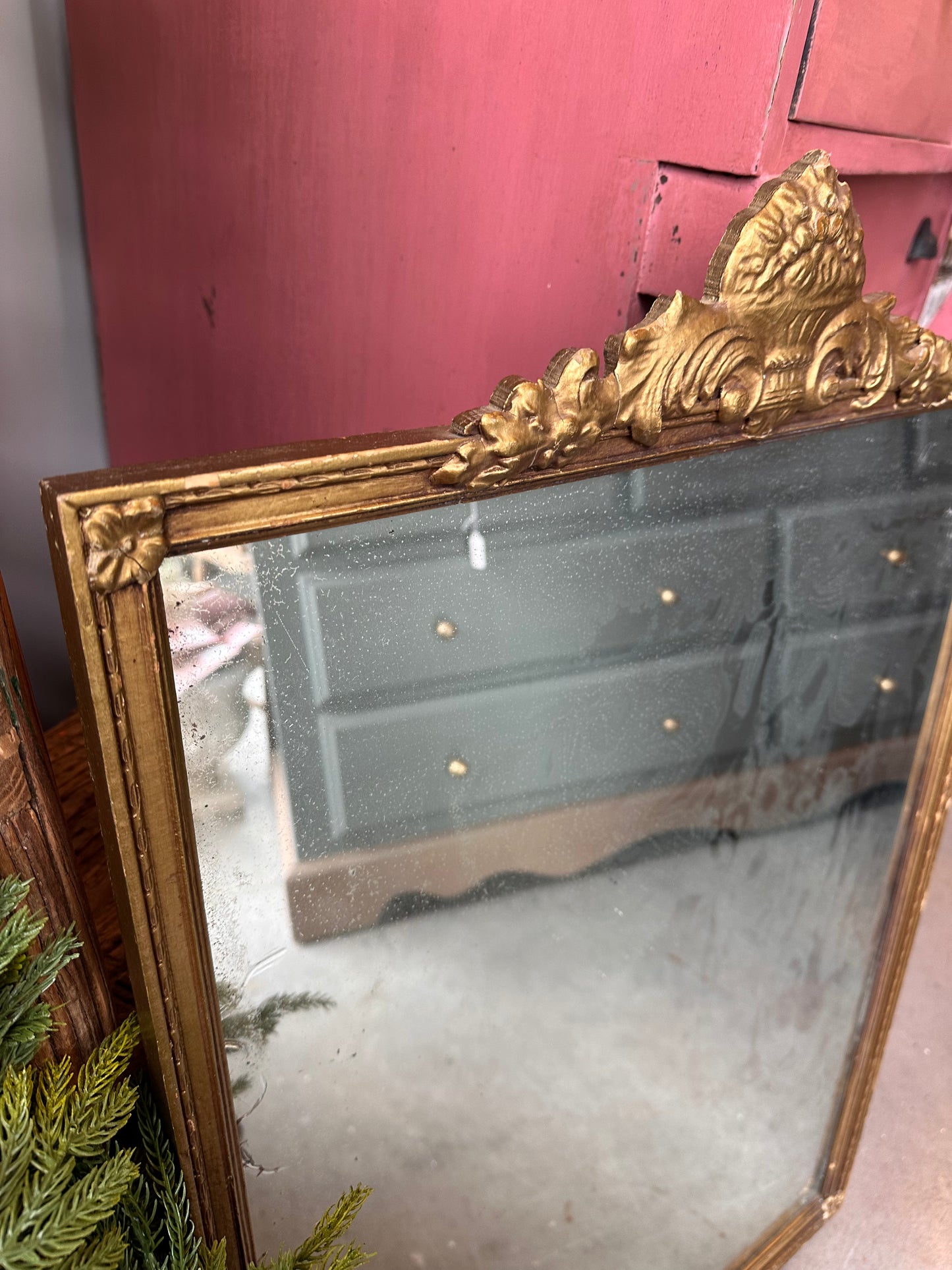 Vintage Patina Mirror