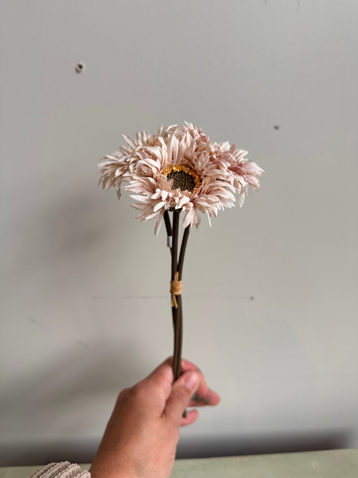 English Daisy Bouquet Vintage Pinnk