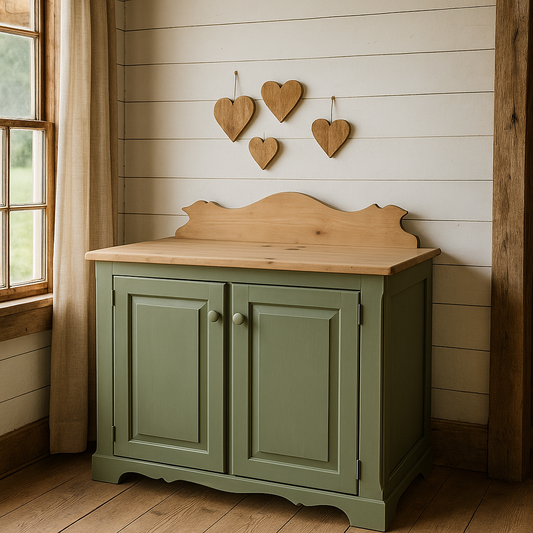 Acadia Pear Pine Cabinet