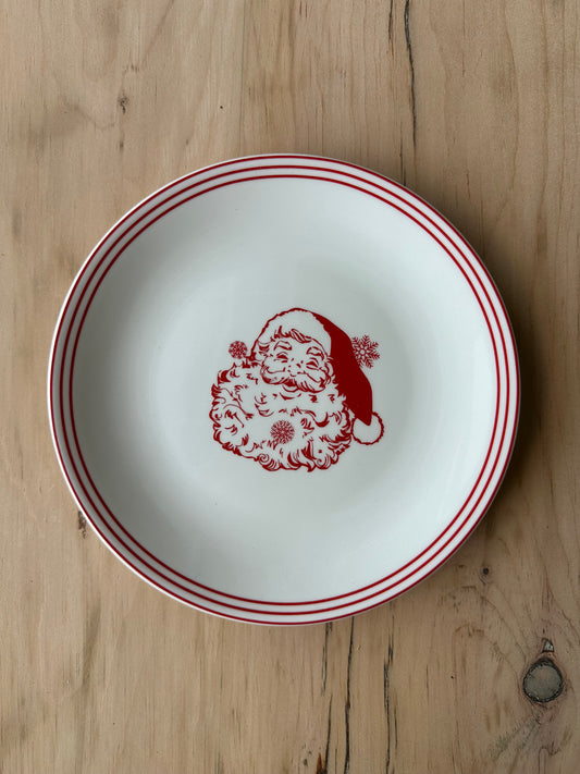 Retro Santa Plate