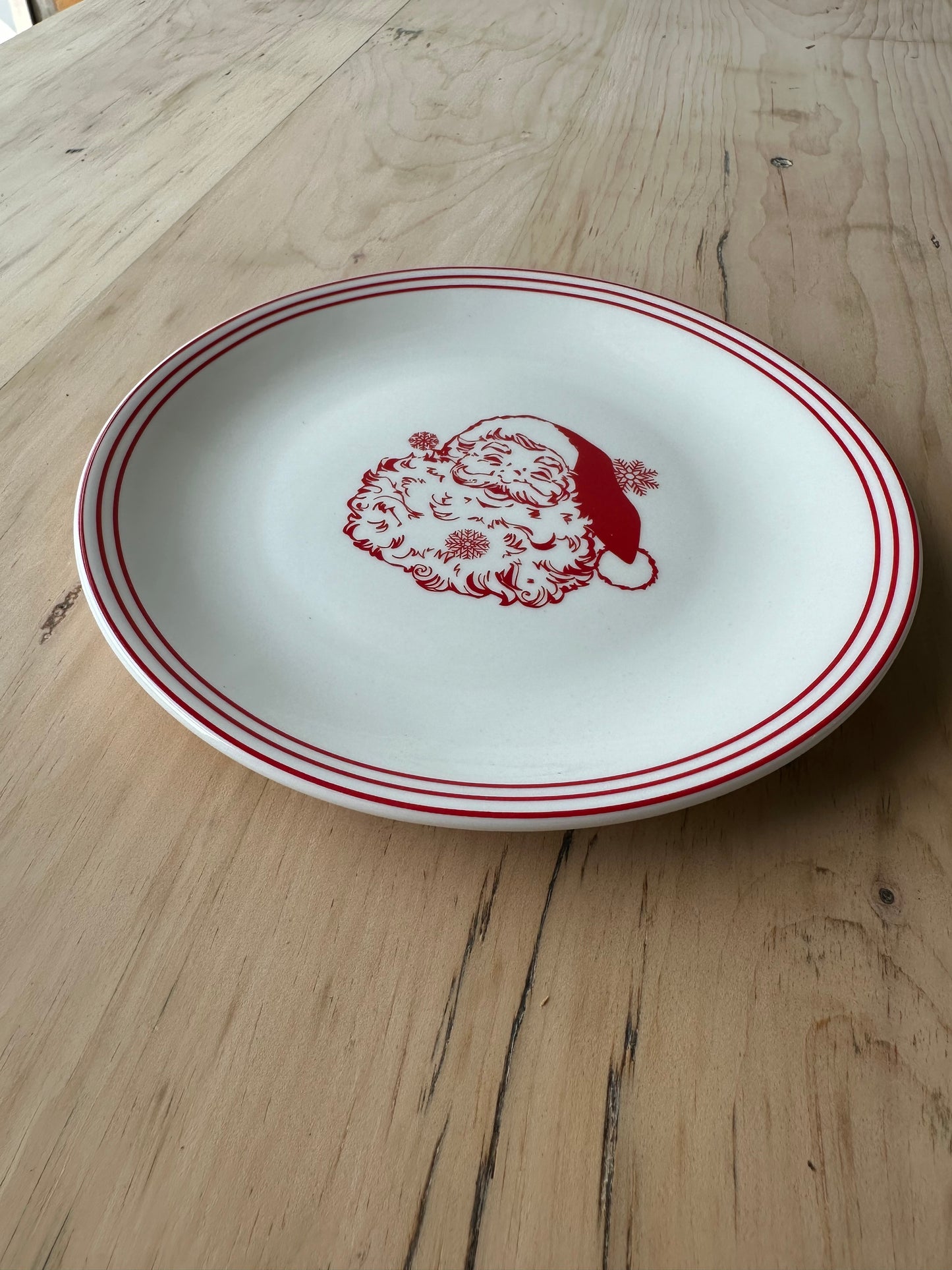 Retro Santa Plate