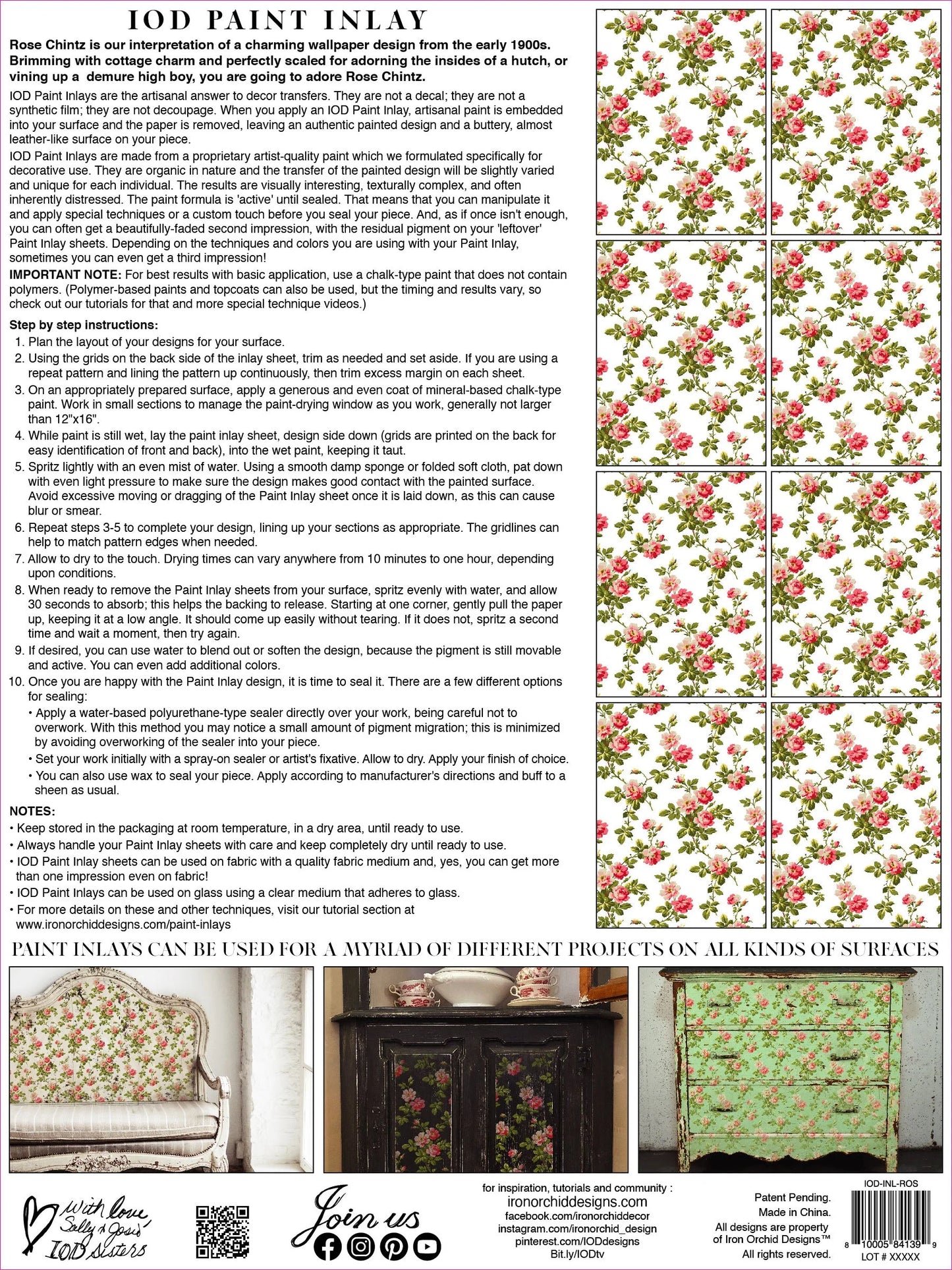 Rose Chintz