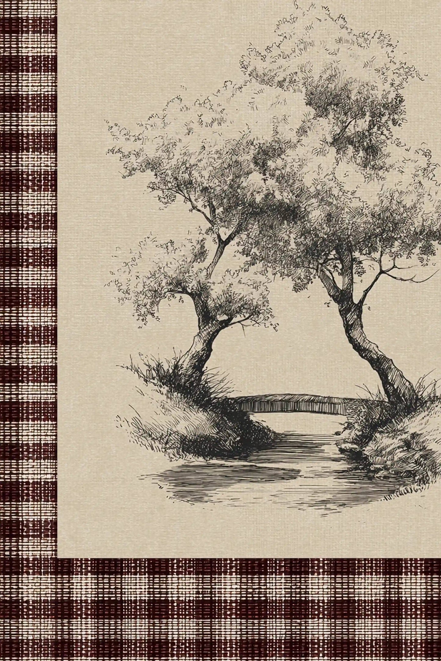Between the Trees - Framed