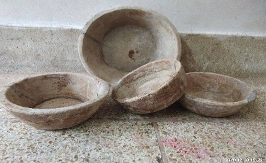 Wooden Old Dough Parat Plate