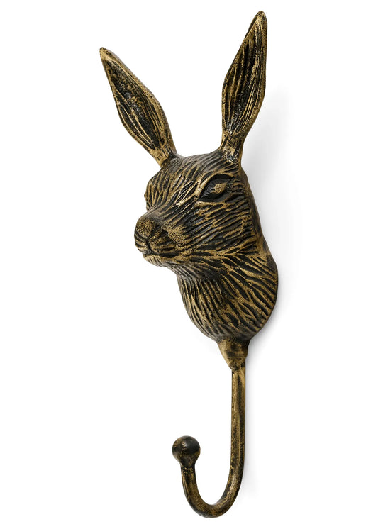 Antique Brass Bunny Wall Hook