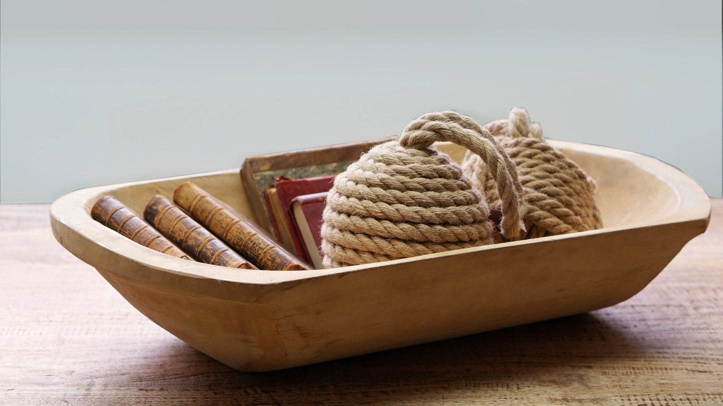 Antique Wooden Dough Bowl