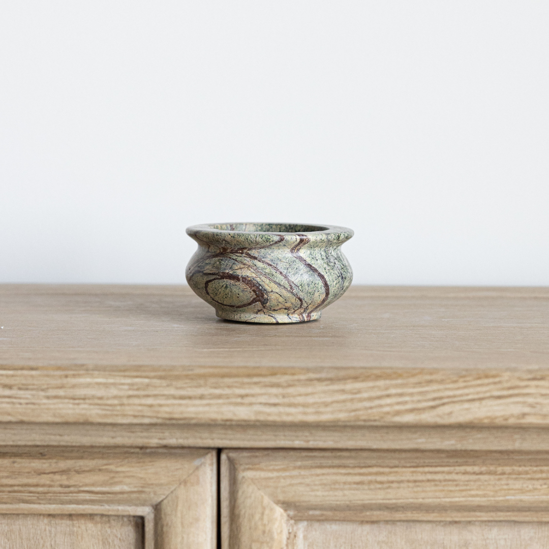 Green Marble Stone Bowl