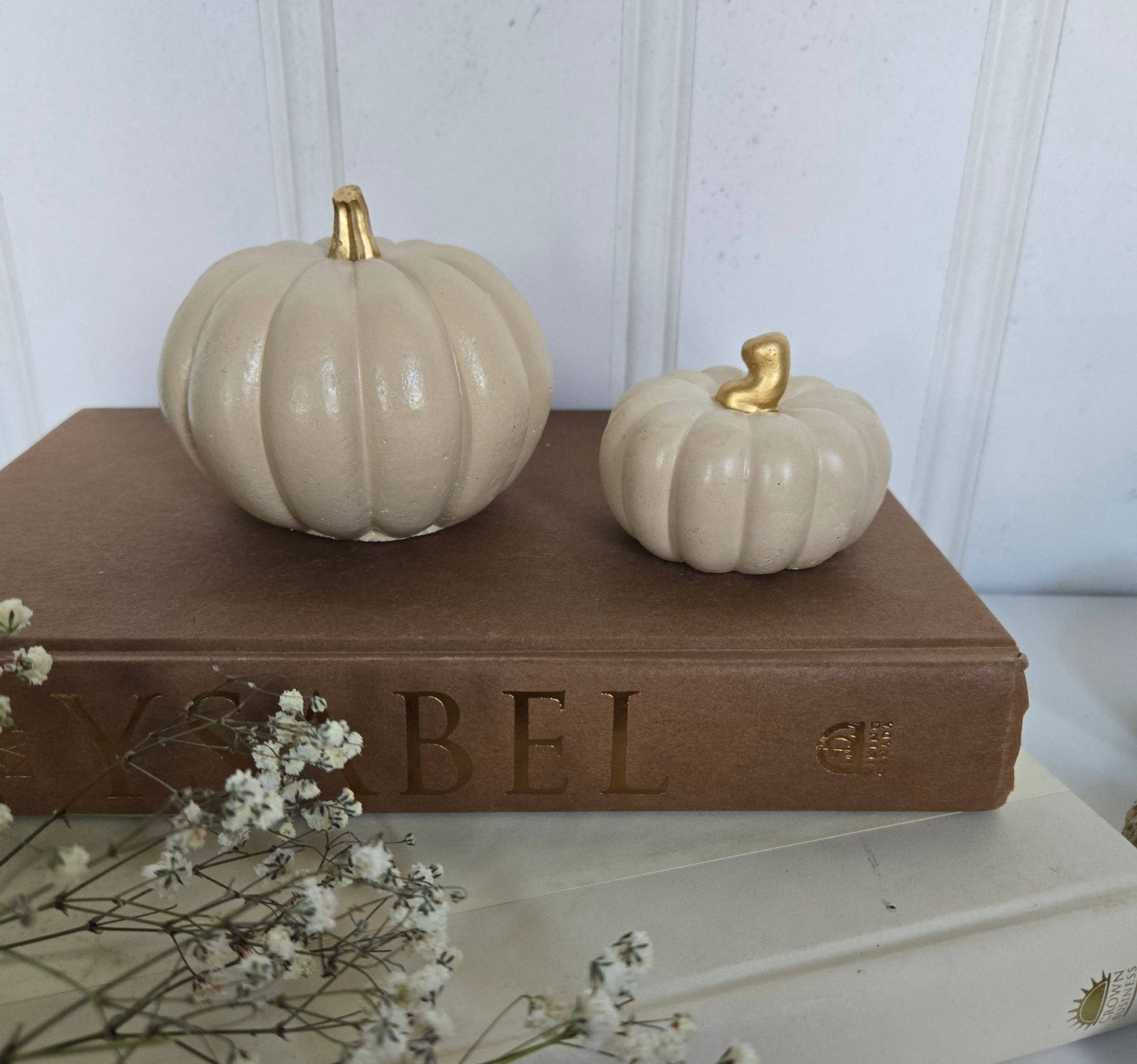 Pumpkin Decor- Cream