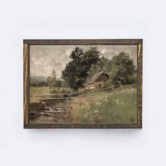 Vintage Landscape Painting