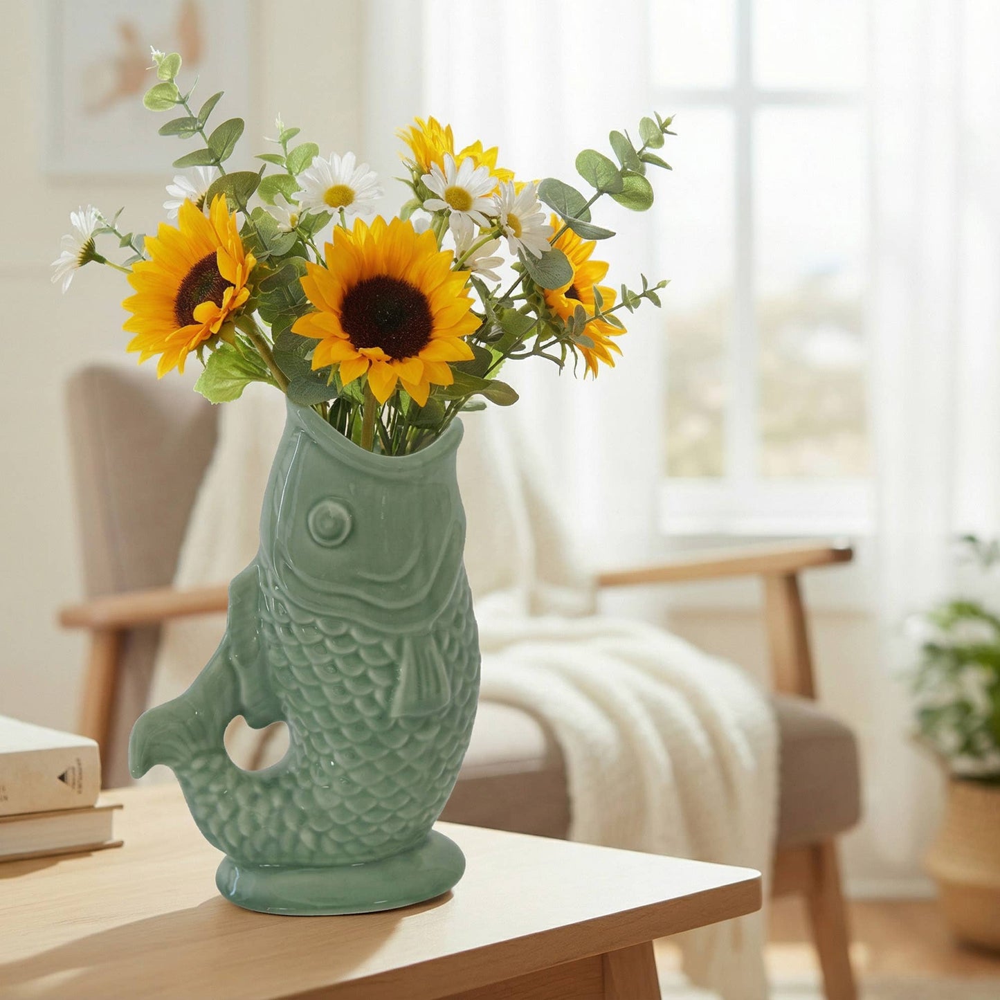 Ceramic Fish Vase