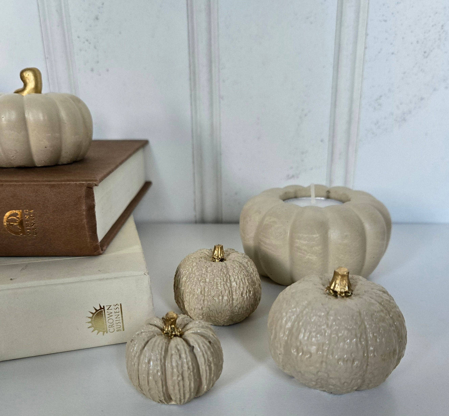 Pumpkin Decor- Cream