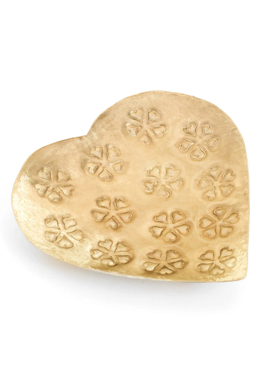 Brass Heart Plate
