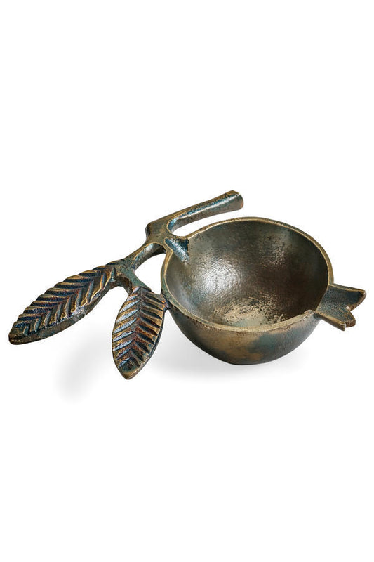 Antique Brass Pomegranate Bowl
