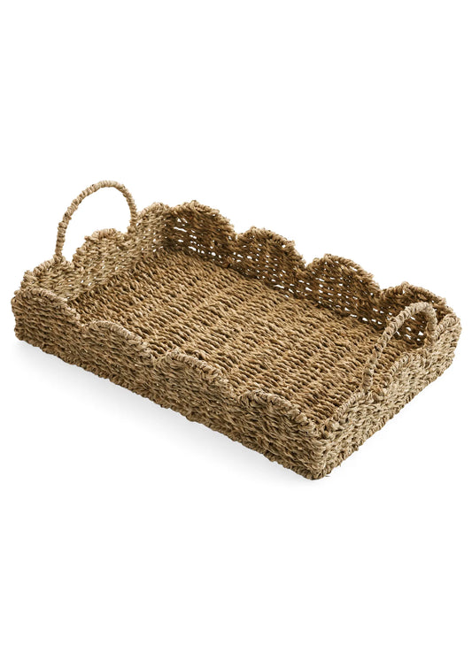 Seagrass Scallop Tray